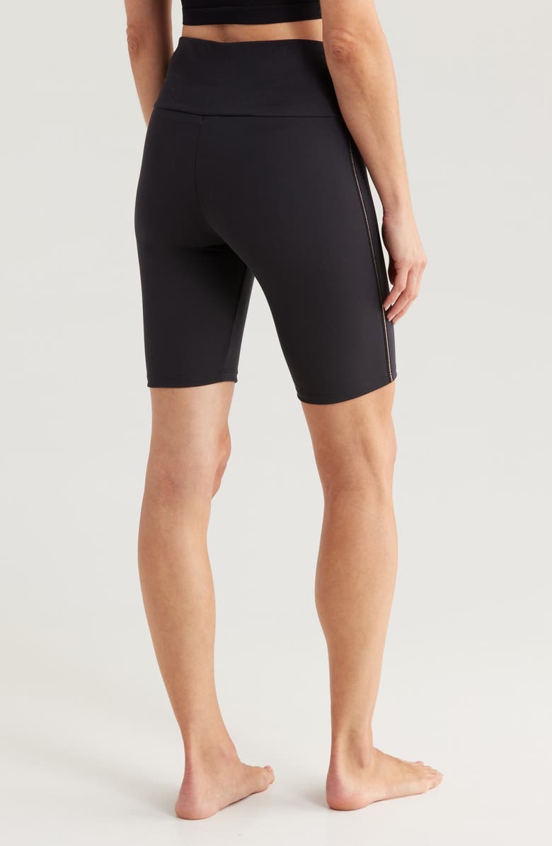 Simone Perele Harmony High Waist Bike Shorts, Alternate, color, Black