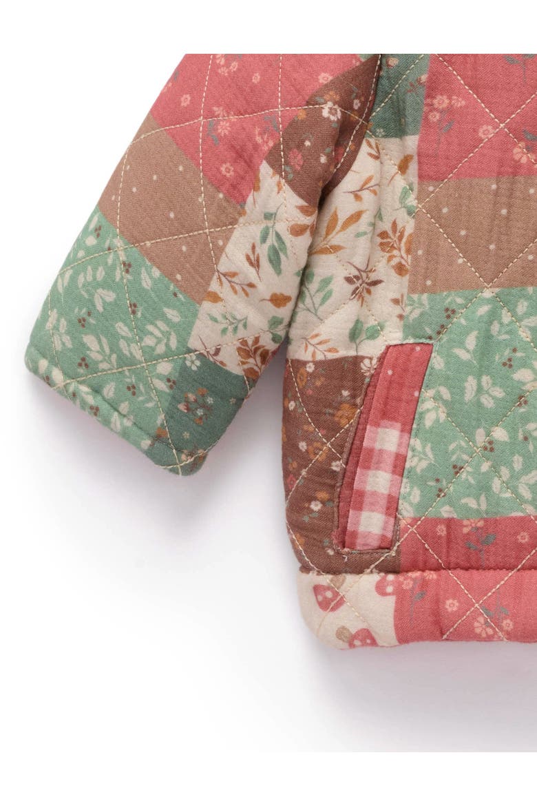 Reversible Quilted Jacket Toddler, Alternate, color, Patchwork Print