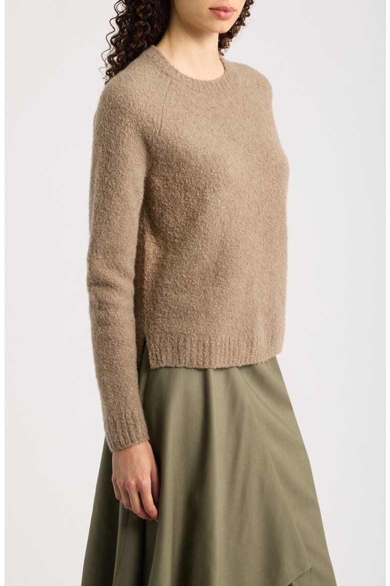 Febisana Wool and Cashmere Long Sleeve Sweater, Alternate, color, WALNUT
