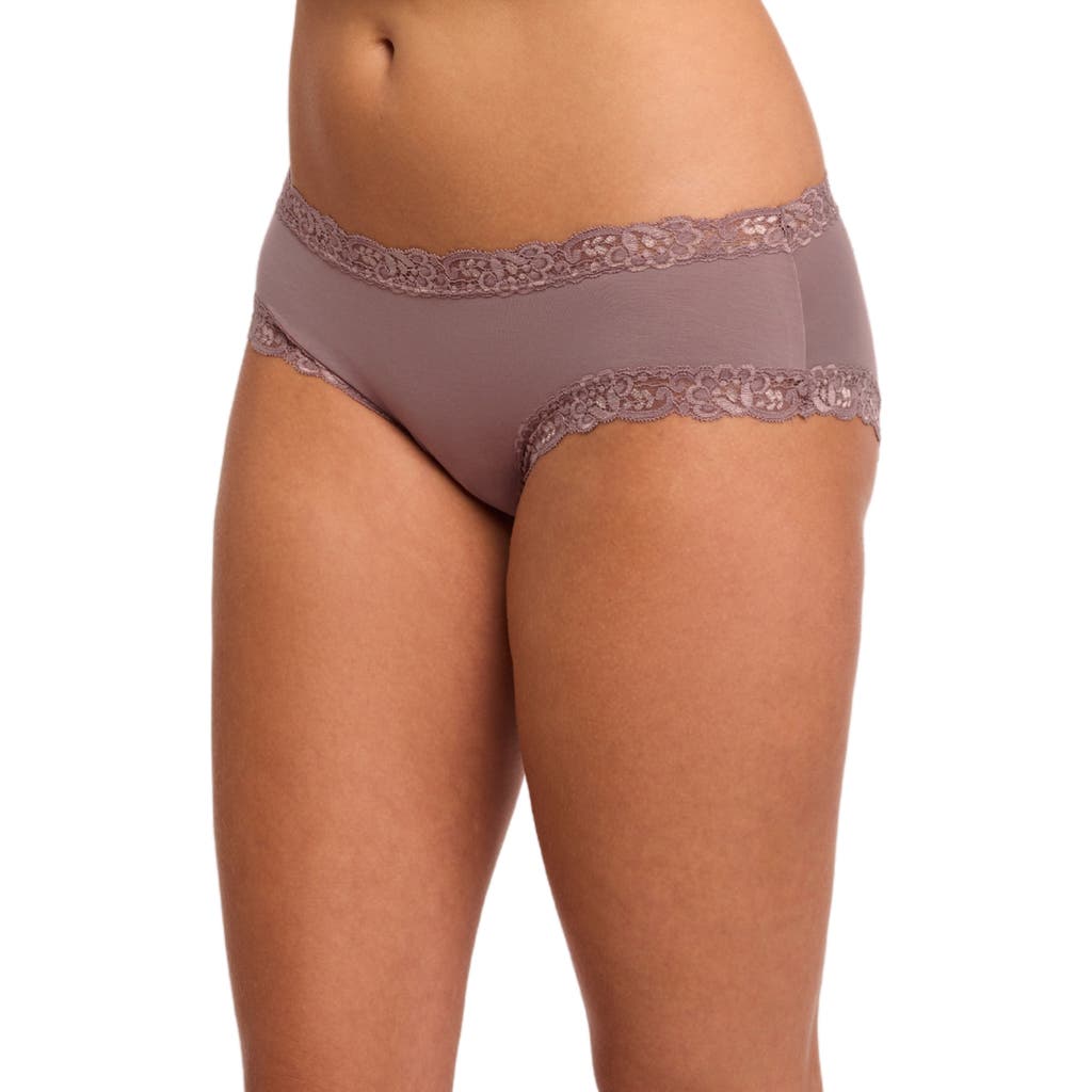 Fleur't Iconic High Waist Boyshorts In Cappuccino