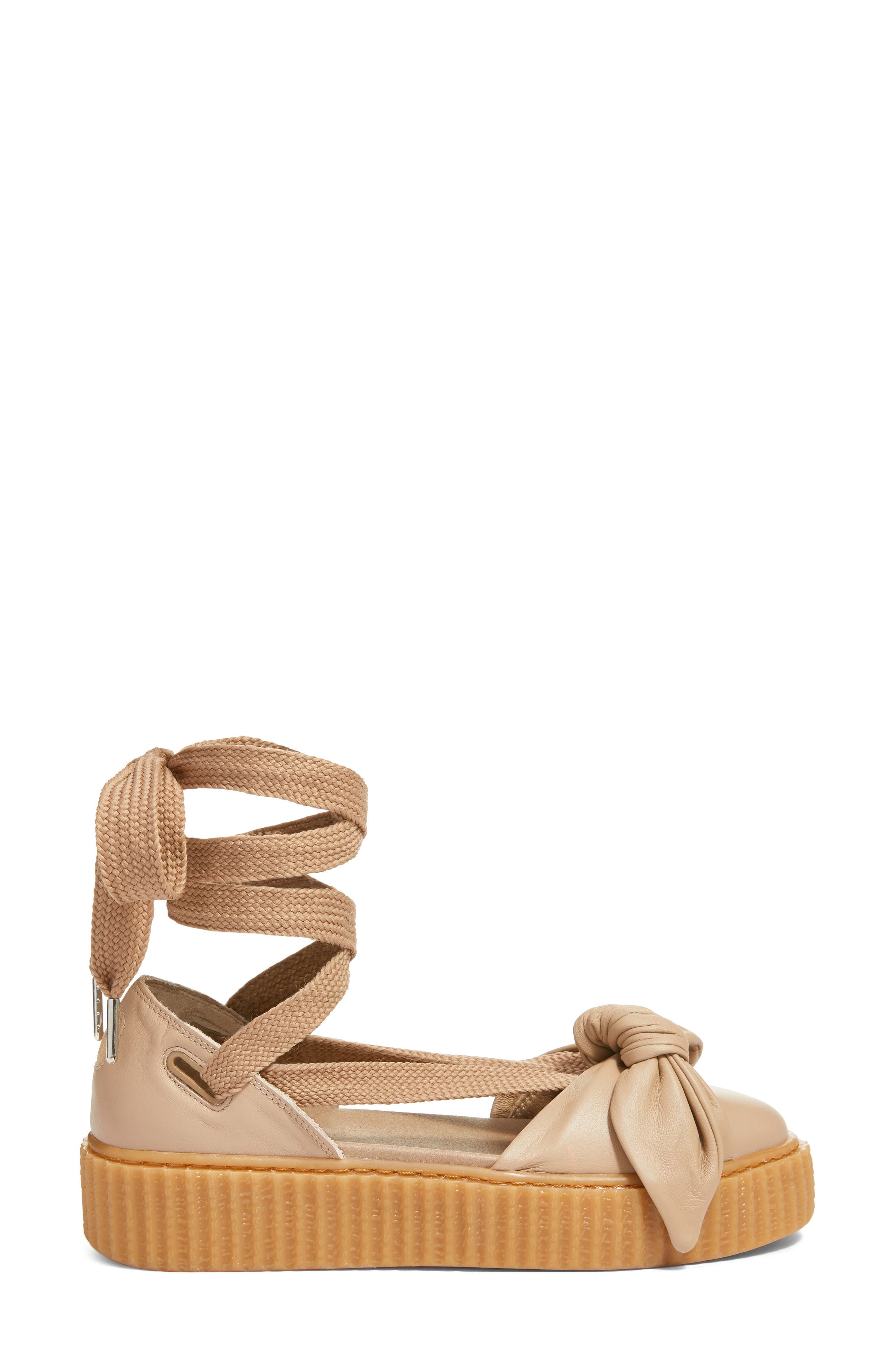 PUMA FENTY PUMA by Rihanna Bow Creeper Sandal, Alternate, color, 