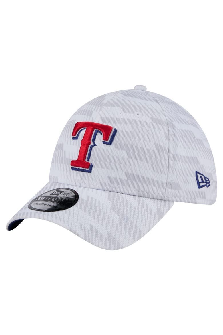 Men's New Era  White Texas Rangers Graded 39THIRTY Stretch Fit Hat, Alternate, color, White