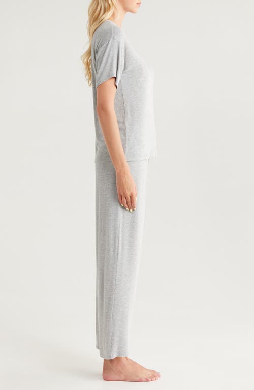 Nordstrom Moonlight Eco Easy Rib Pajamas In Gray