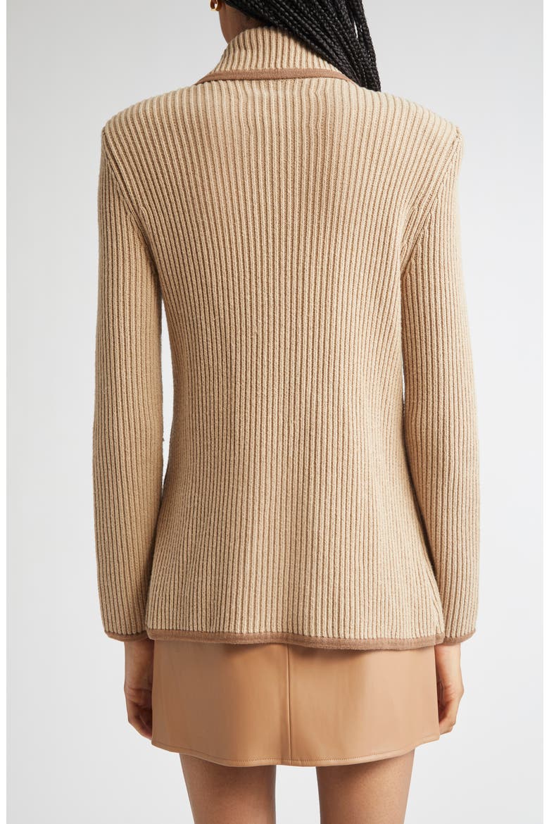Ranch Double Breasted Knit Blazer, Alternate, color, NATURAL/ BROWN