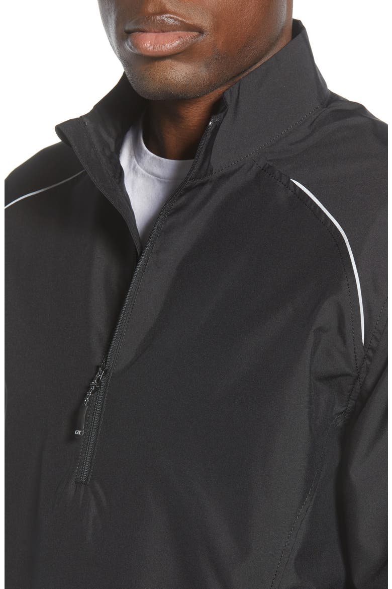 Weathertec Beacon Water Resistant Half Zip Jacket, Alternate, color, BLACK