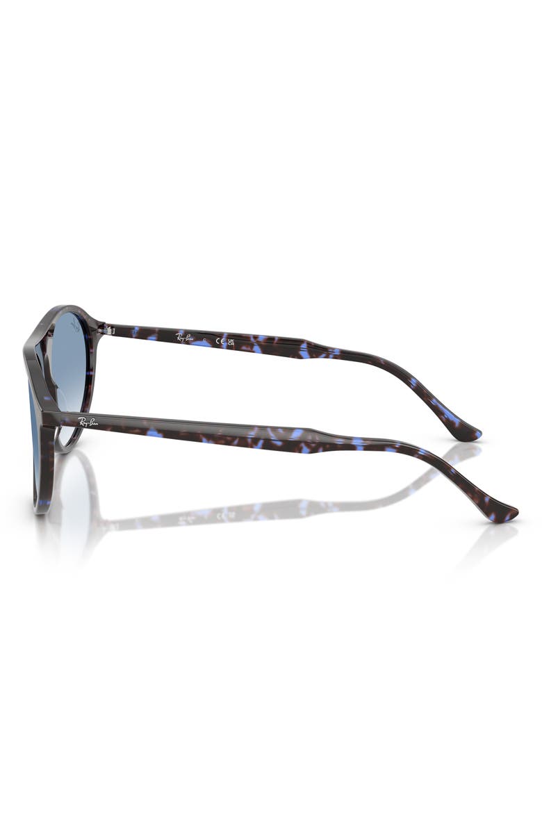 Ray-Ban 59mm Gradient Round Sunglasses, Alternate, color, Blue Havana