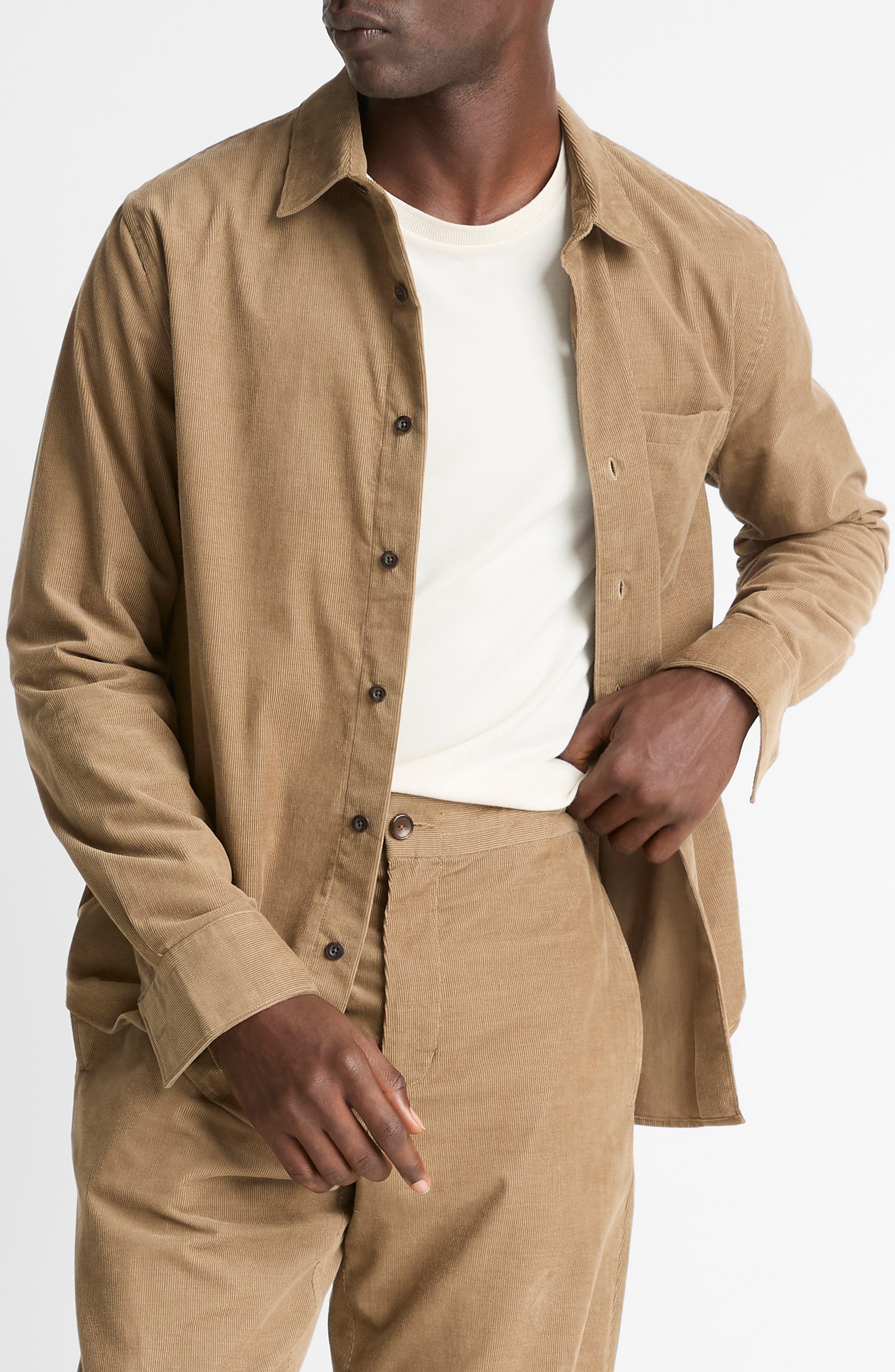 Vince Corduroy Button-Up Shirt