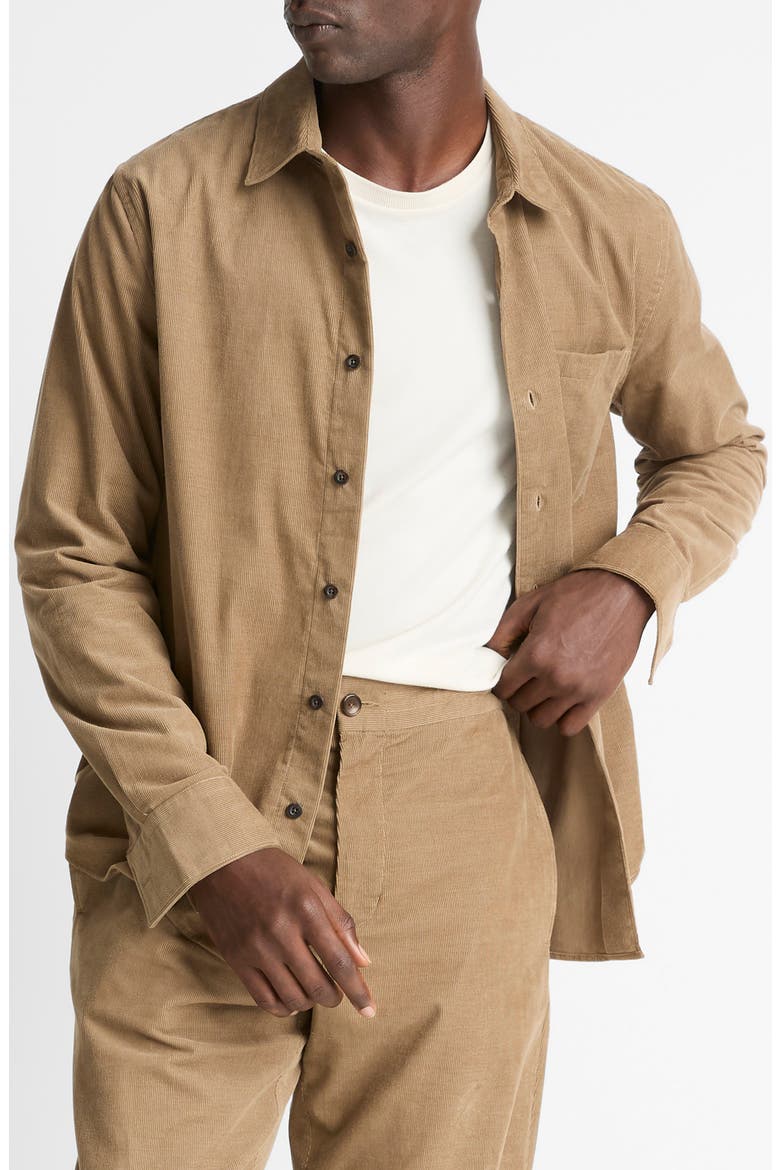 Corduroy Button-Up Shirt, Main, color, TETON