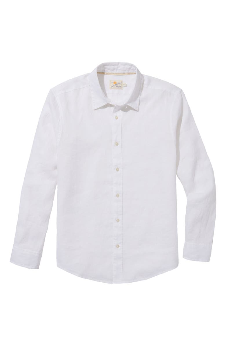 Fair Harbor Island Linen Blend Button-Up Shirt, Alternate, color, 