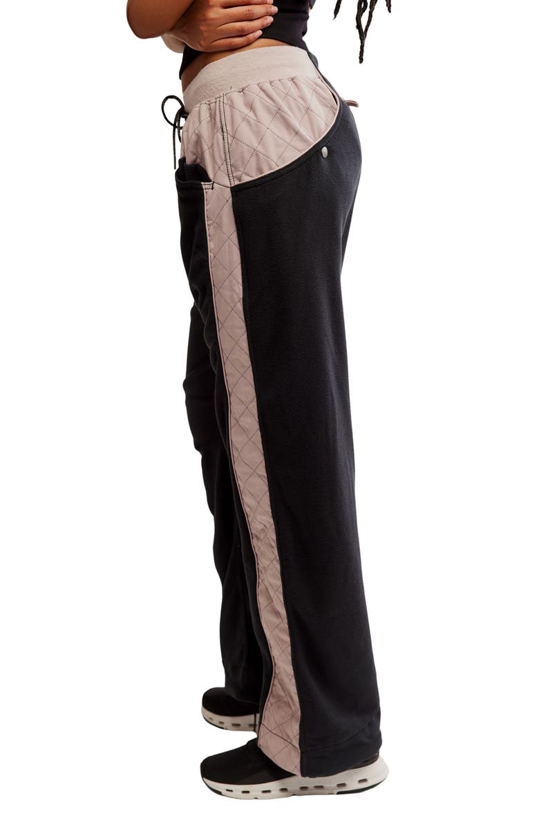 Free People FP Movement Snow Day Pants, Alternate, color, Black Combo