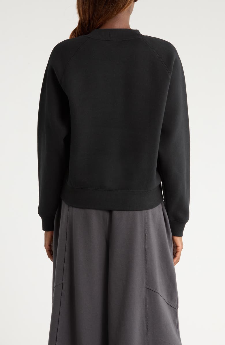 UGG<sup>®</sup> Logo Crewneck Sweatshirt, Alternate, color, Black