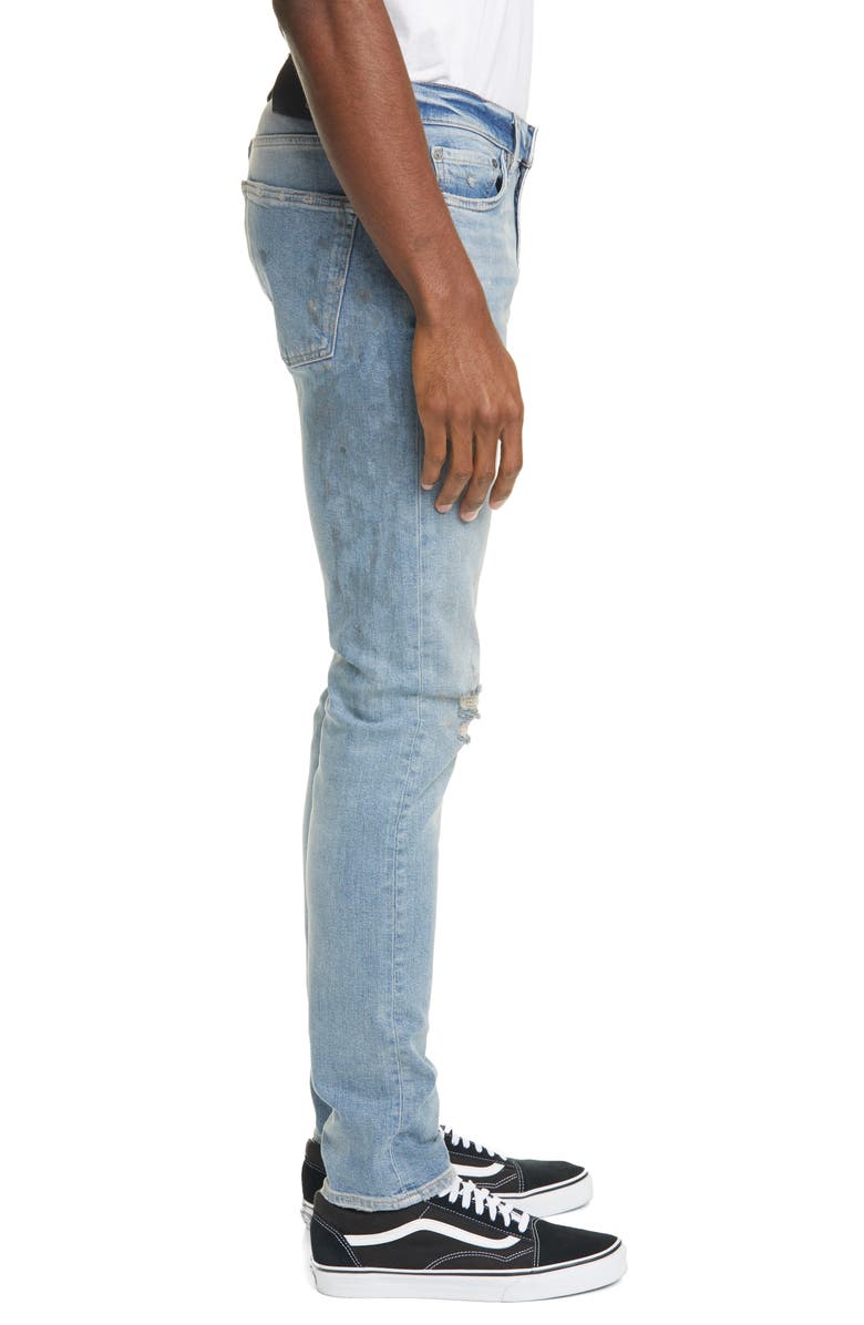 Ovadia Ripped Skinny Fit Jeans, Alternate, color, 