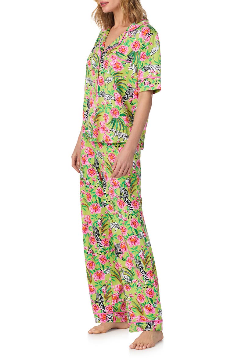 Printed Pajamas, Alternate, color, GREEN/ PRINT