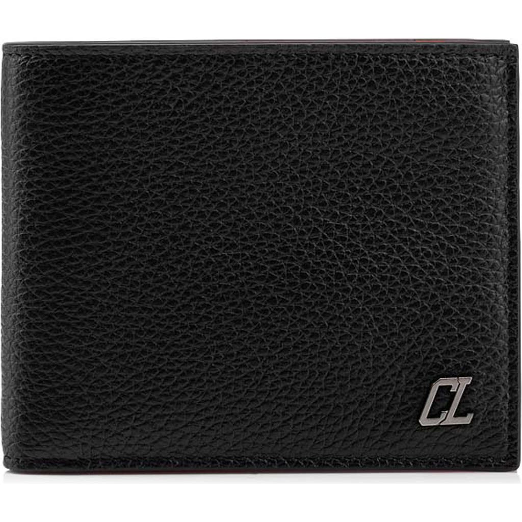 Christian Louboutin Coolcard Leather Bifold Wallet In Black