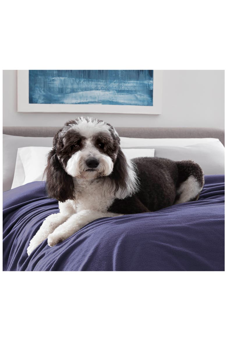 Supersoft Fleece Throw Blanket, Alternate, color, NAVY