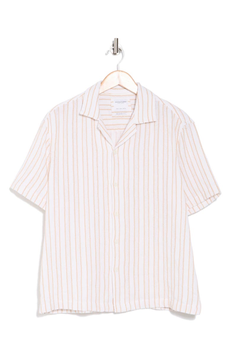 Sand Textured Camp Shirt