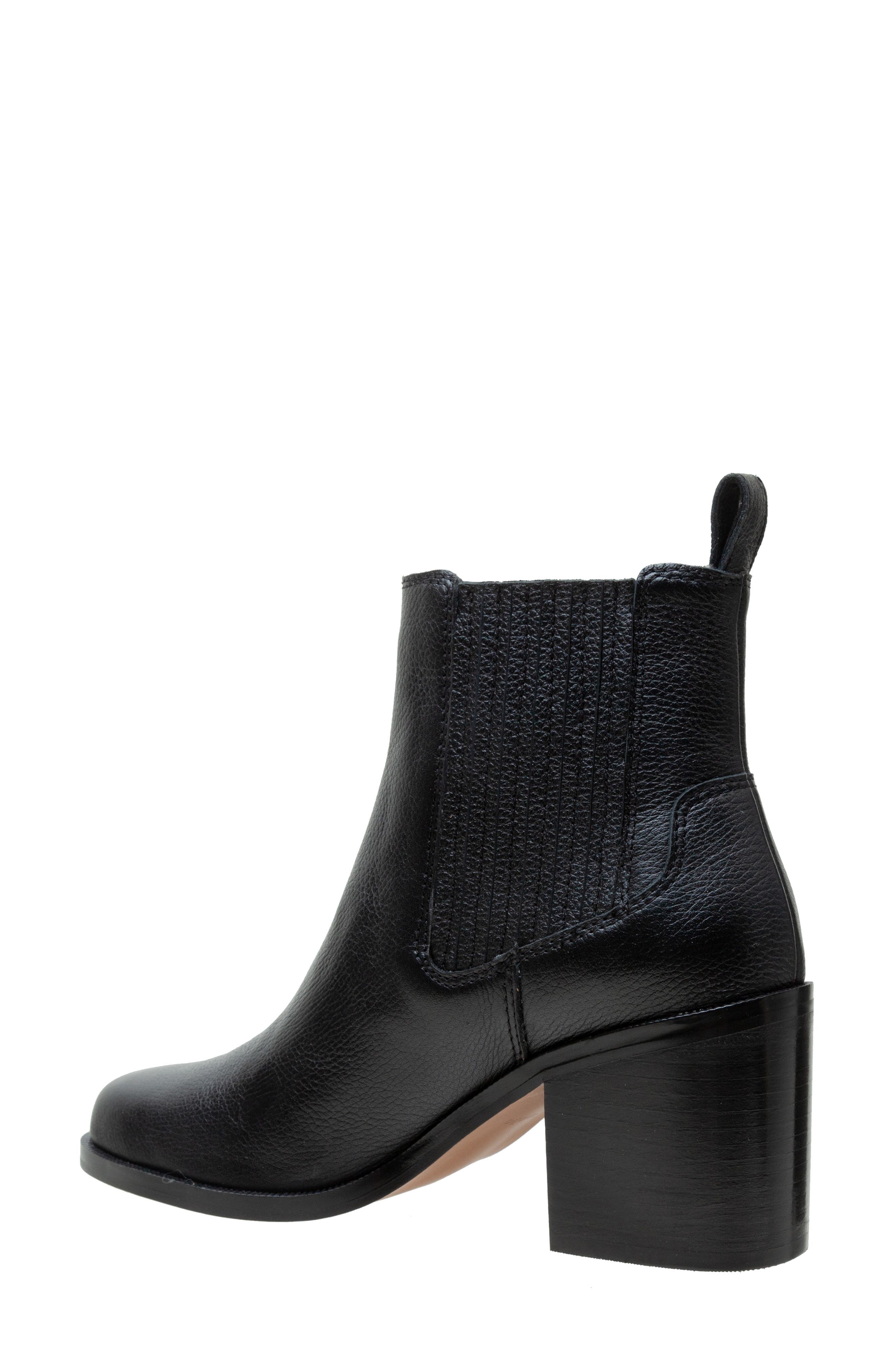 Linea Paolo Spencer Chelsea Boot, Alternate, color, Black