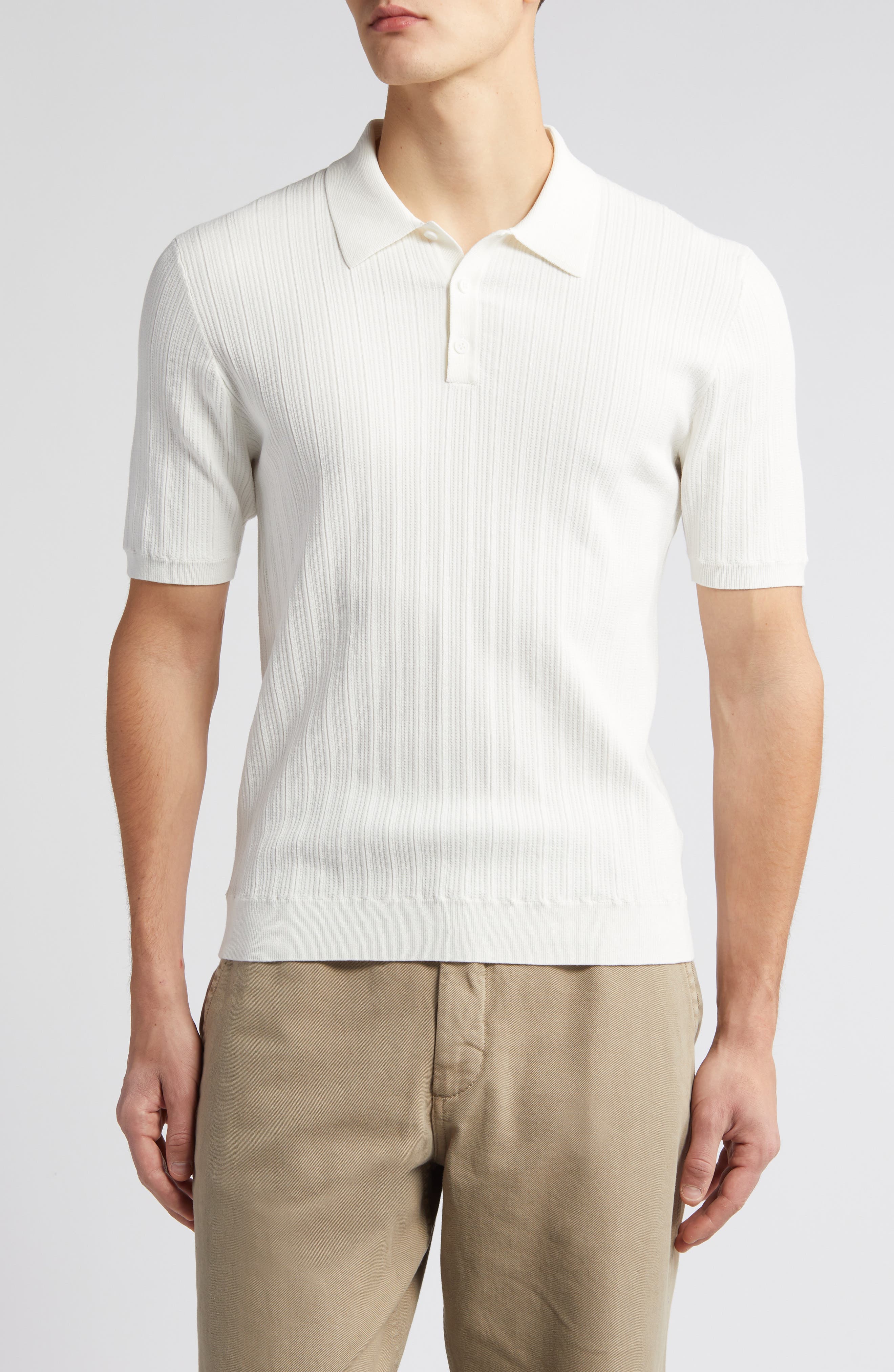 Naples Cotton Blend Knit Polo