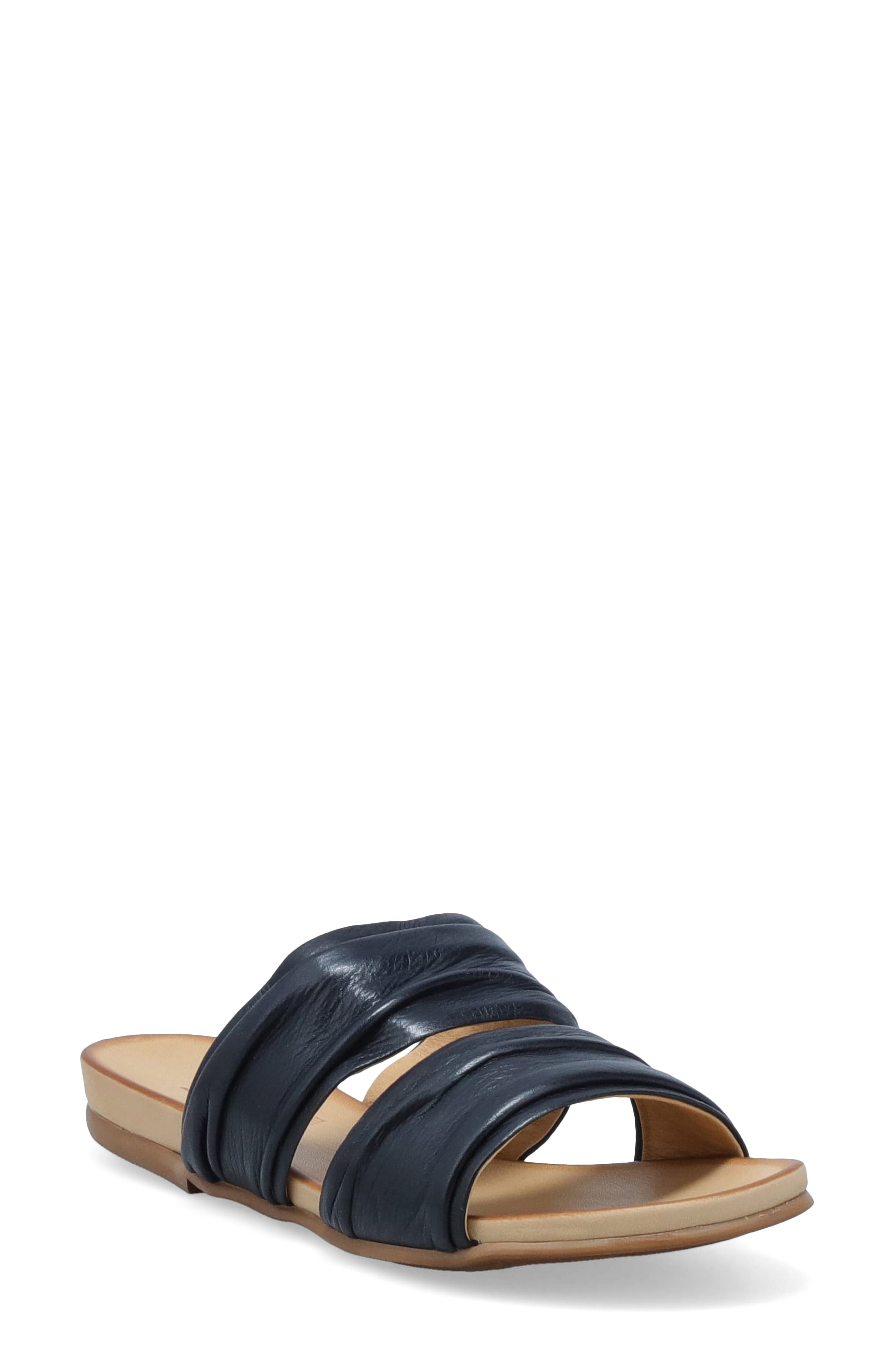 Miz Mooz Terrie Slide Sandal, Main, color, Black