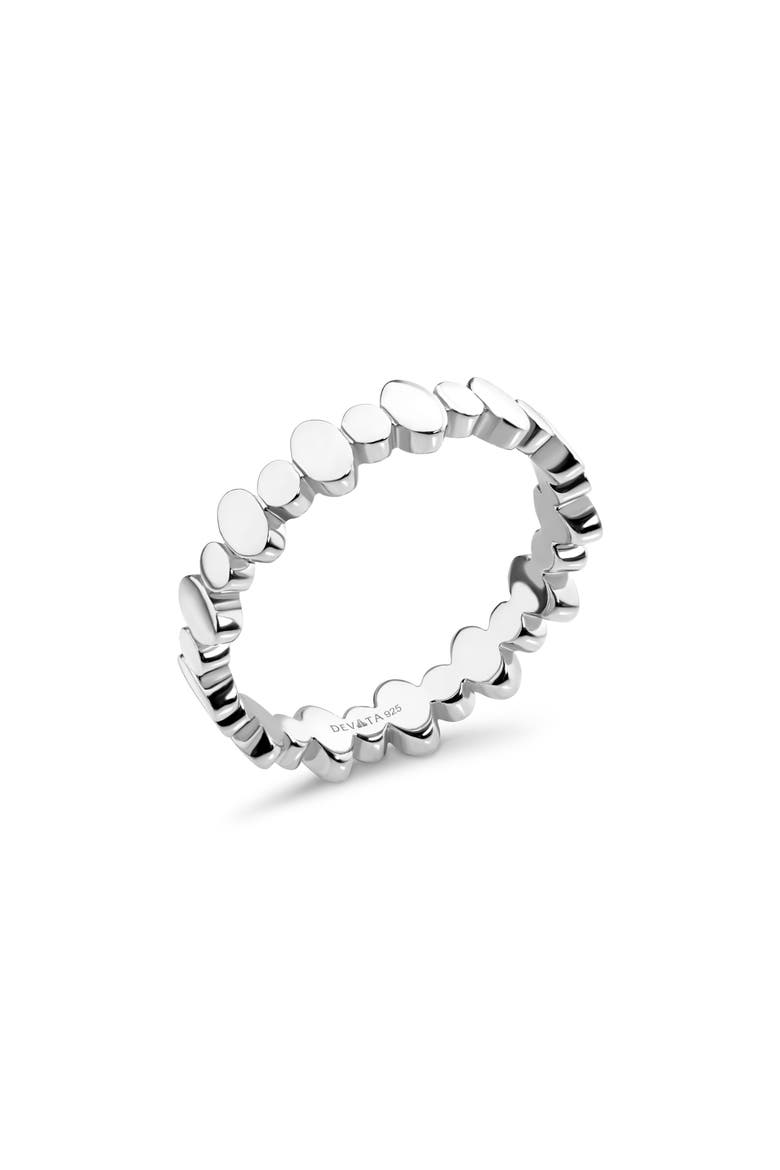 Oval Link Band Ring, Alternate, color, SILVER