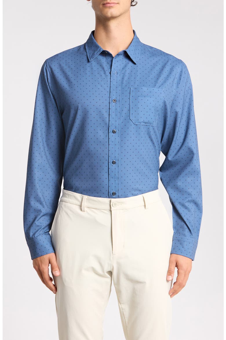 Best Spot Button-Up Shirt, Main, color, BERING SEA