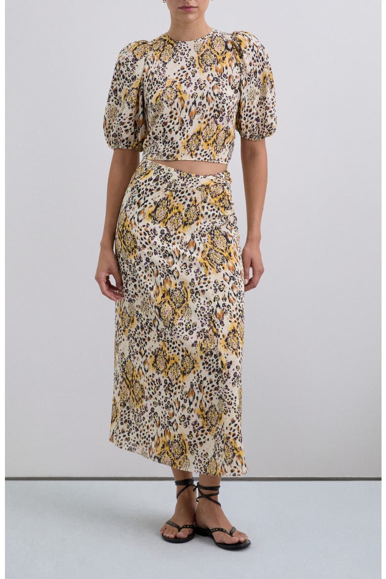 Anyyelpu Skirt, Alternate, color, Animalprint