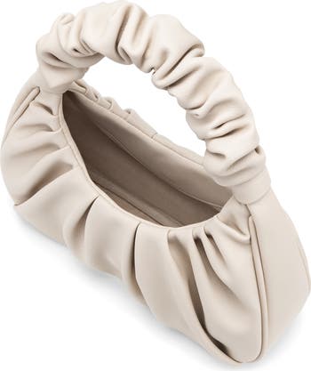 Gabbi Ruched Faux Leather Hobo