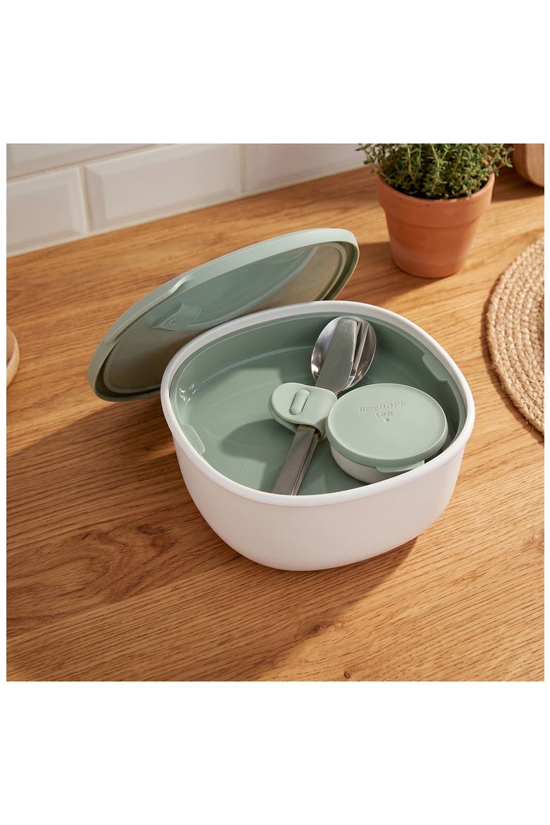 Leo To Go Salad Bowl, Alternate, color, SAGE