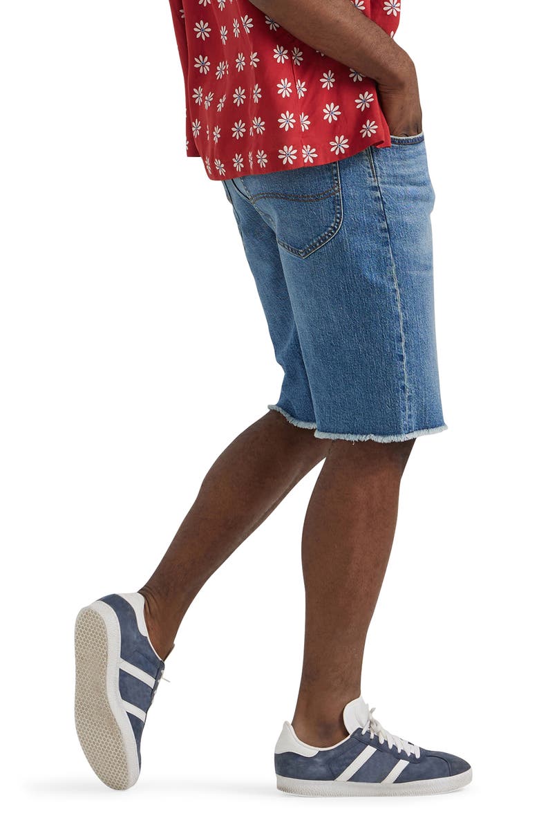 Lee Heritage Loose Fit Slouch Cutoff Denim Shorts, Alternate, color,