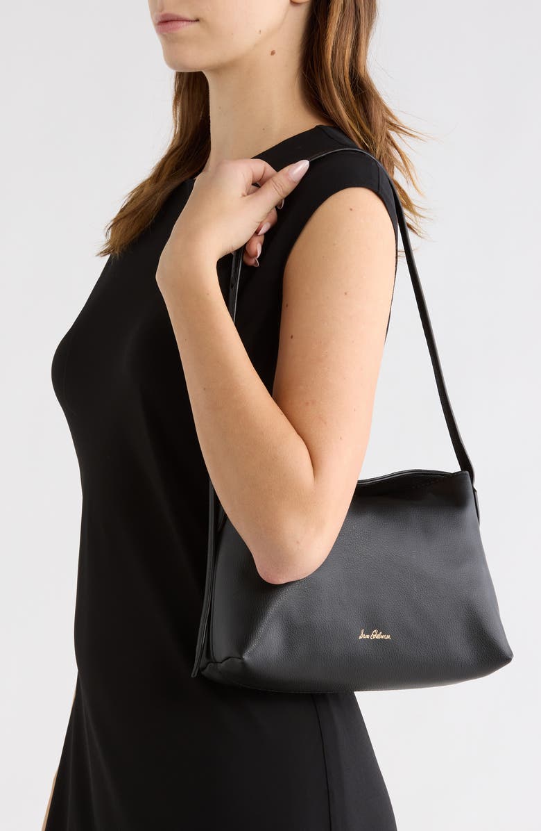 Sam Edelman Harlyn Small Shoulder Bag, Alternate, color, Black