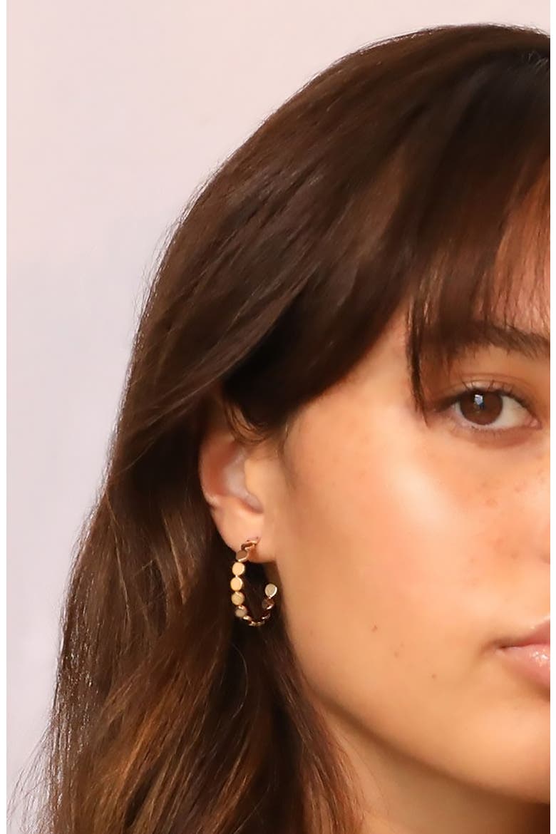 Small Margaux Hoop Earrings, Alternate, color, YELLOW VERMEIL