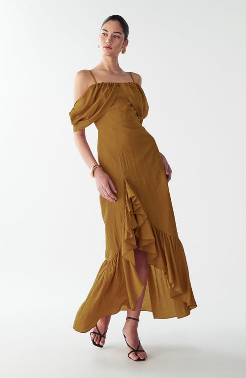 St Mrlo Shelly Maxi Dress In Brown