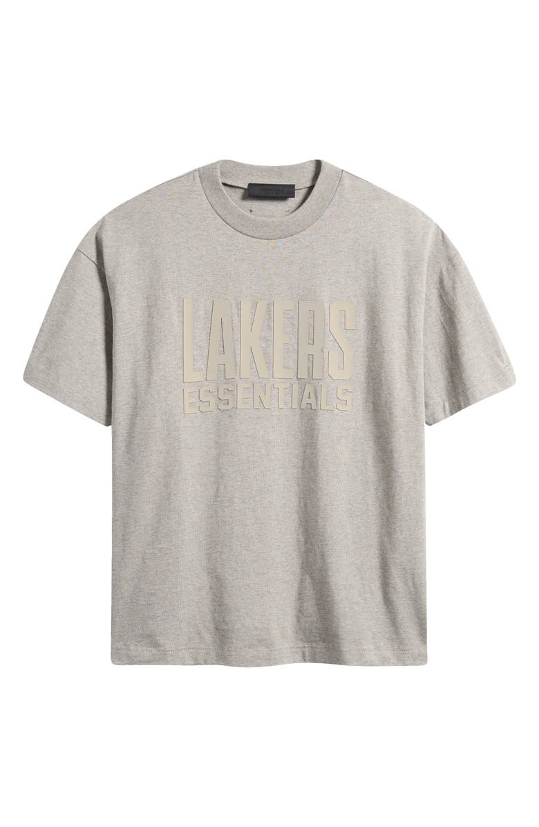 Fear of God Essentials x NBA Los Angeles Lakers Graphic T-Shirt, Alternate, color, 