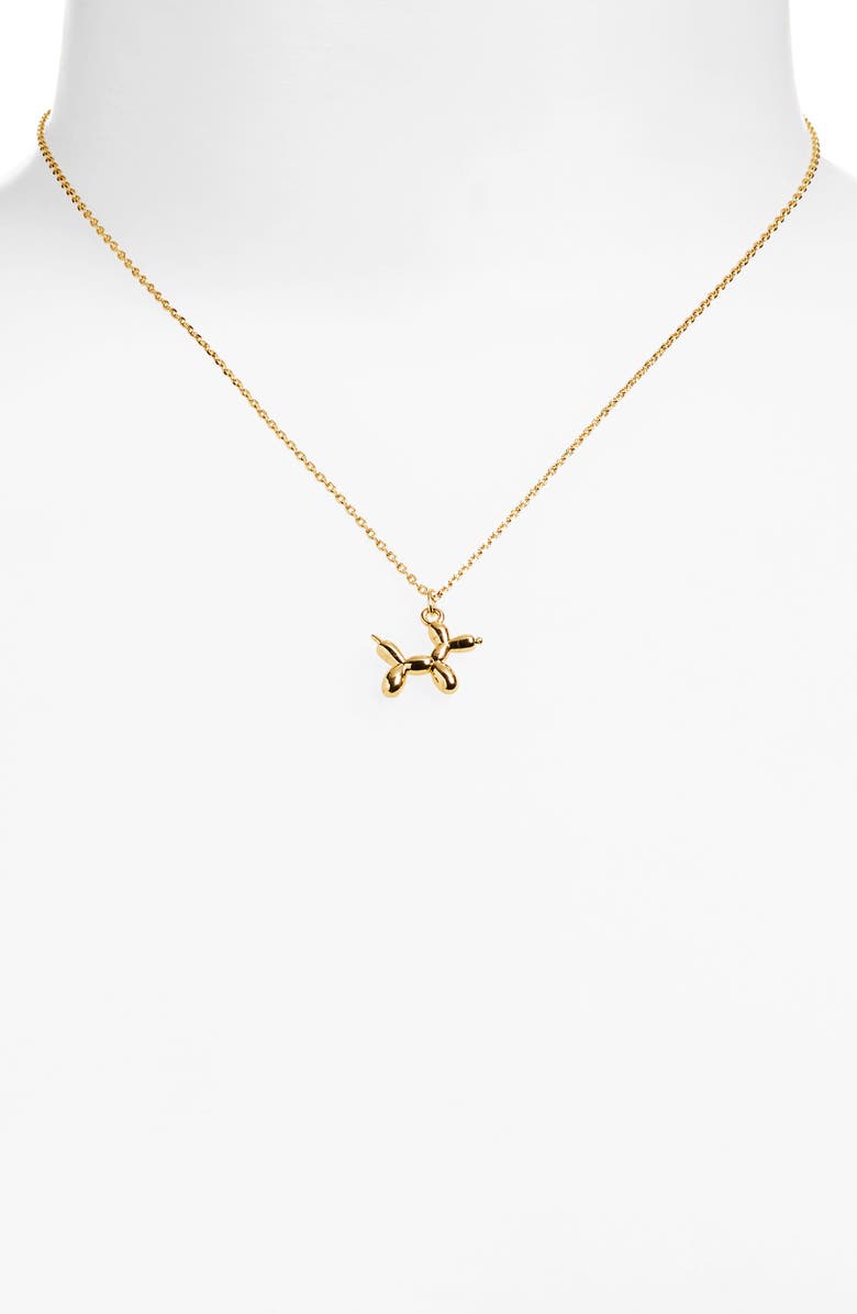 Leith Balloon Animal Pendant Necklace, Alternate, color, Gold