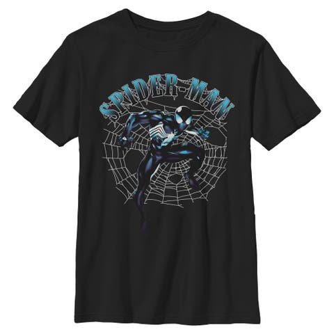 Boys' Blue Spidey Comic Lights Short Sleeve T-shirt