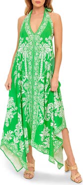 FLYING TOMATO Floral Halter Maxi Dress