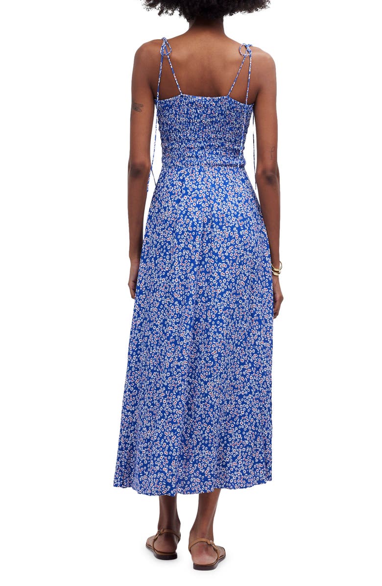 Madewell Floral Smocked Tie Strap Dress | Nordstromrack