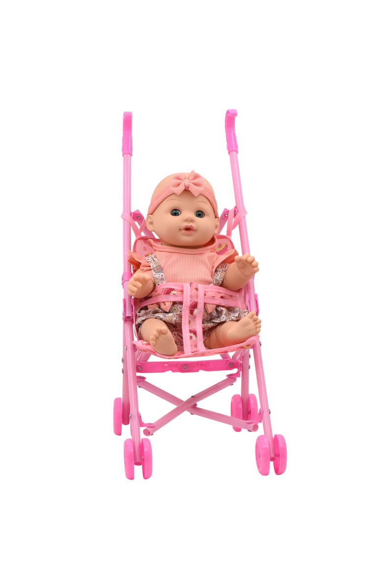 Little Darlings Out For A Stroll Cupcake Lollipop Outfit, Alternate, color, Multicolored