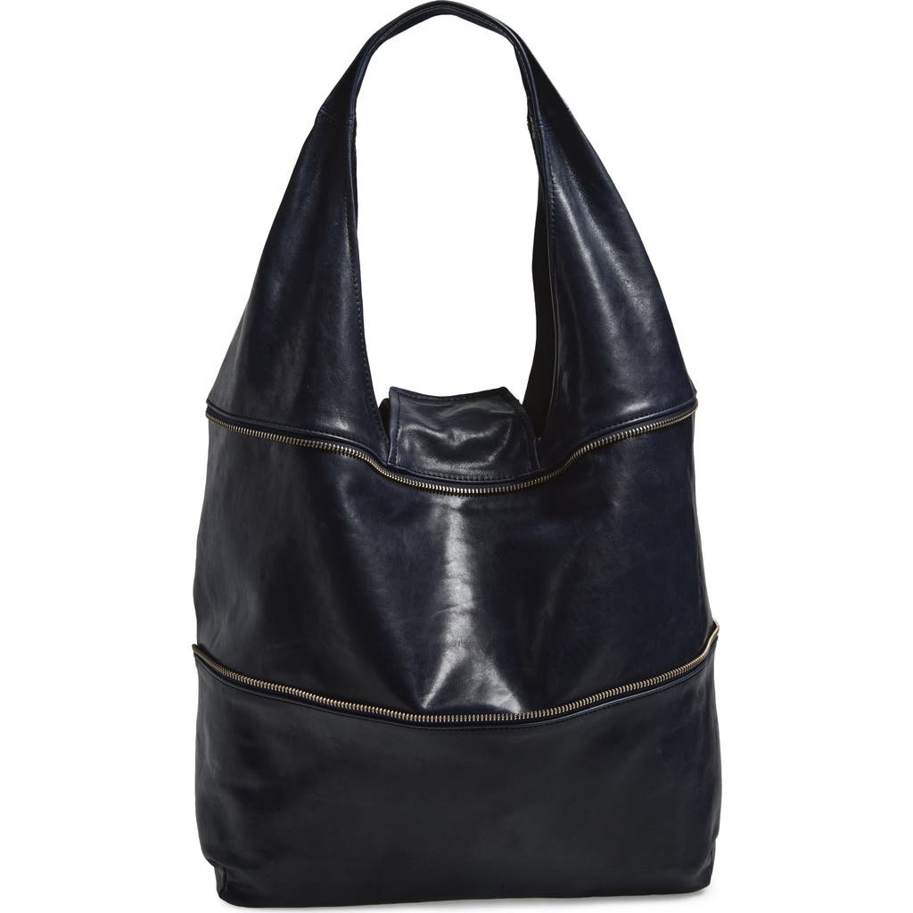 Paloma Wool Riba Convertible Leather Shoulder Bag In Blue