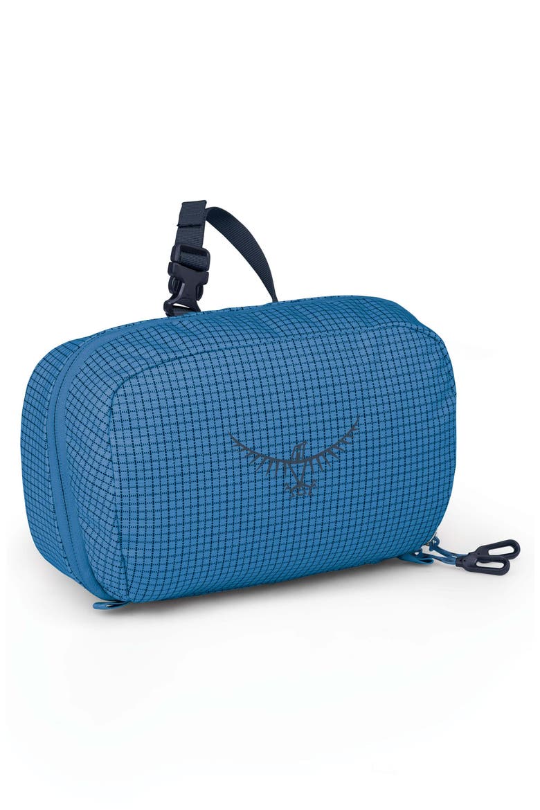 Transporter Water Resistant Toiletry Kit, Alternate, color, BLUE FLAME/NOCTURNAL BLUE