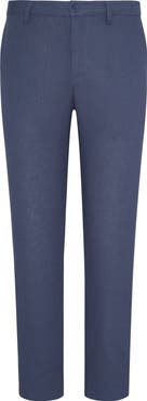 Onia Linen Blend Flat Front Pants