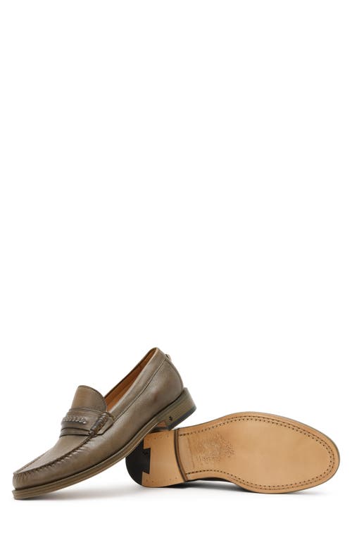John Varvatos Hawthorne Chain Bit Loafer In Wood Brown