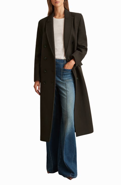 Women's Long Wool & Wool-Blend Coats | Nordstrom