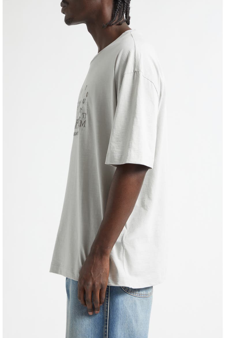 Numerical Logo Embroidered Graphic T-Shirt, Alternate, color, PEARL GREY