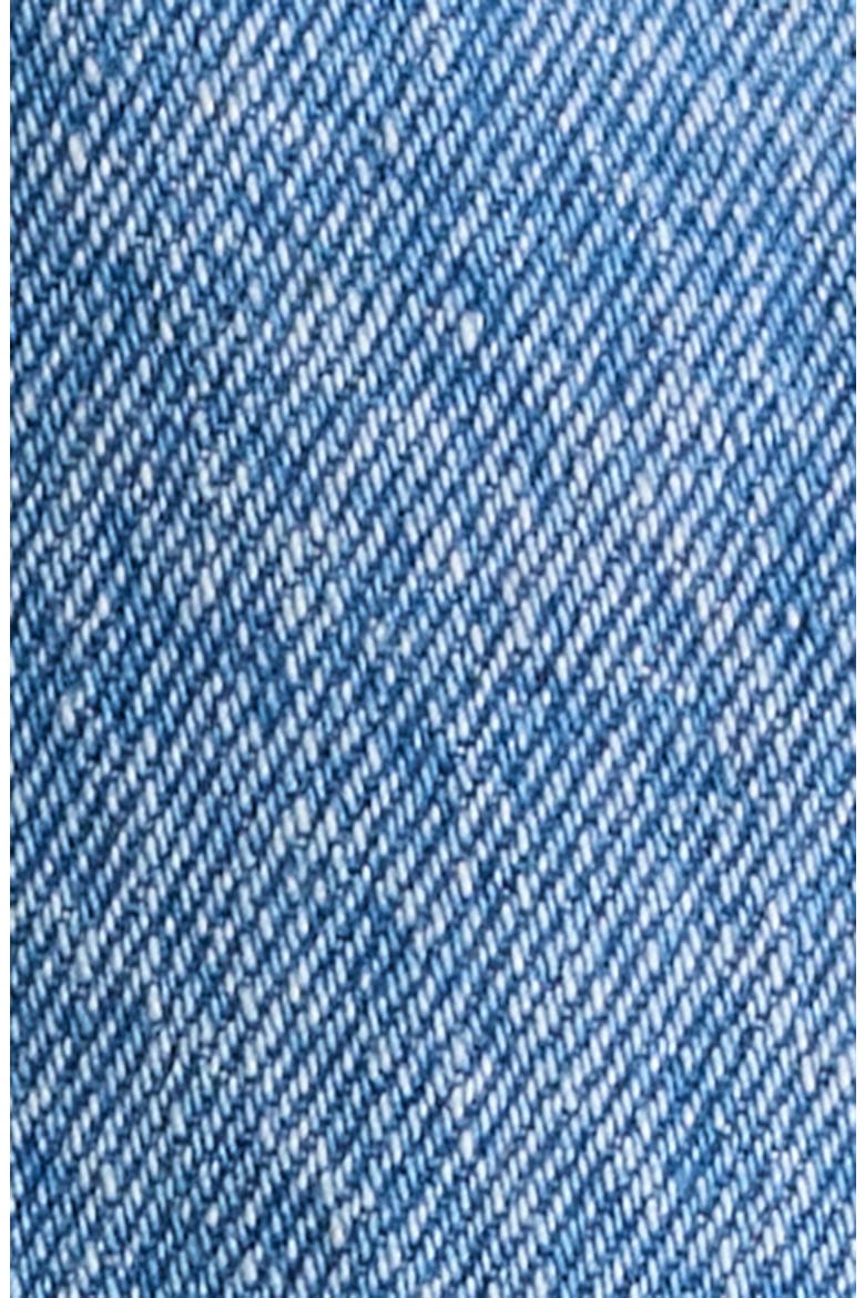 Avi Belted Denim Vest, Alternate, color, DENIM BLUE