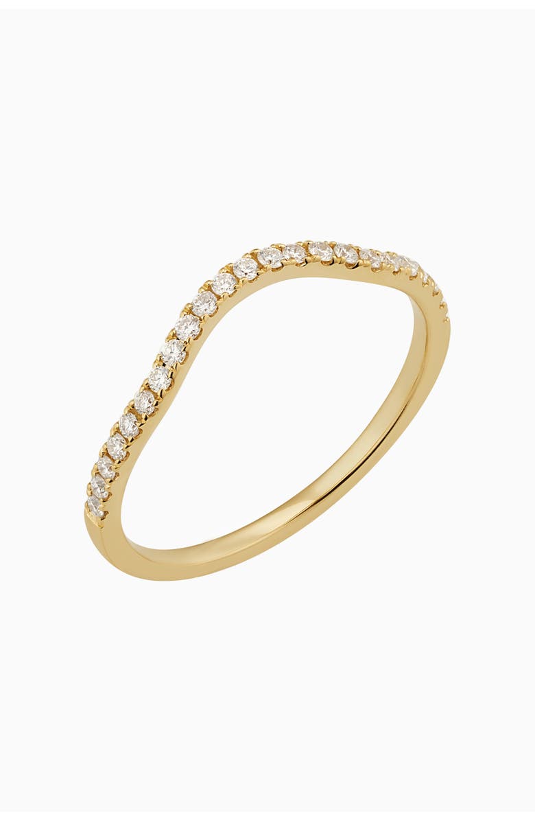 Oradina 10K Gold The Arc Diamond Stack Ring, Main, color, Yellow Gold - Natural Diamonds