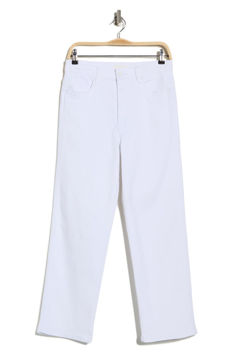 Melissa High Waist Straight Leg Jeans, Alternate, color, OPTIC WHITE