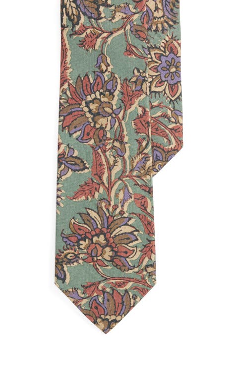 Paisley Silk & Linen Tie