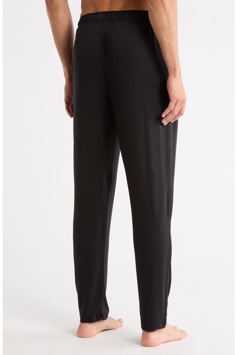 Tapered Knit Pants, Alternate, color, JET BLACK