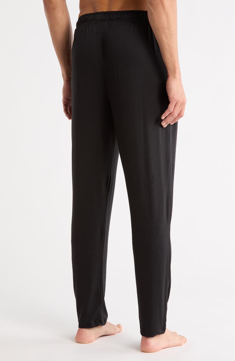 Lucky Brand Tapered Knit Pants, Alternate, color, Jet Black